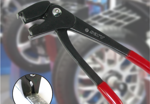Sarv Introducing Adhesive Wheel Weight Removing Plier! Easily Removes Adhesive Weights from the Alloy Rims without Damaging the Rims!