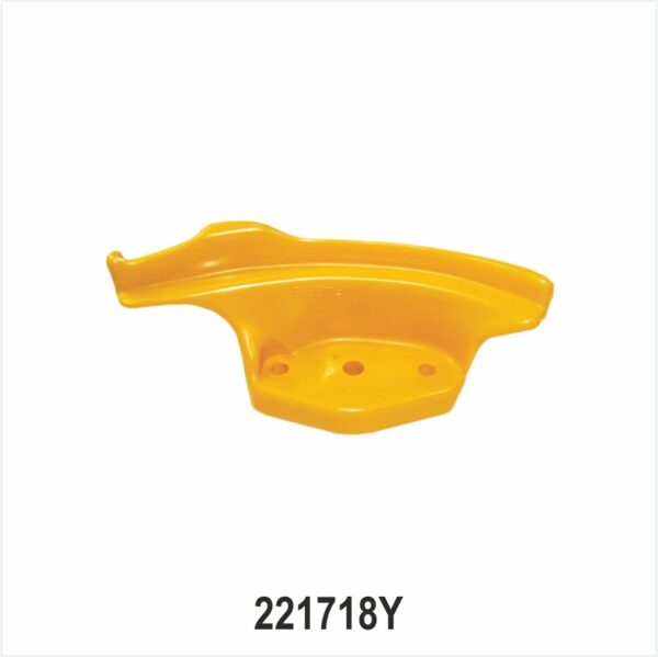 Yellow Plastic Mount/Demount Tool head having Screw Type base 70mm For Tyre Changer