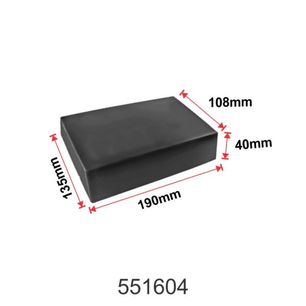 Large Centre Rubber Pad for Tyre Bead Breaking 190mm x 135mm x 40mm