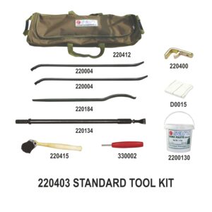 Tubeless Tyre Mount/Demount Standard Tool Kit