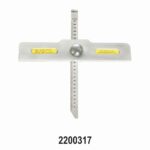 Off-Highway Tire Tread Depth Gauge With Magnifier