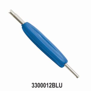 Valve Core Screw Driver / Remover Double Ended Blue 1″ stem length
