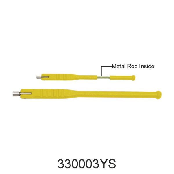 Ventifix Yellow Plastic Body with Metal Rod Tyre Valve Installation Tool