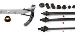 Motorcycle Wheel Clamp Kit  Shaft Dia 40mm
