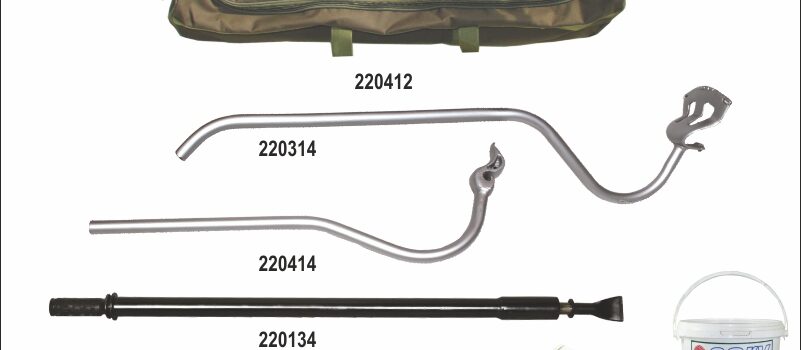 “Do-it Yourself” (DIY) –Manually Mount/Demount Tool Kit for a Tubeless Truck Tyre with Tyre Levers