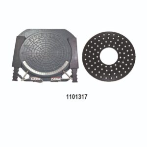 Lightweight Aluminium Alignment Turn Plates with Rubber Stopper – Sarv India