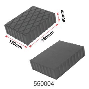 Scissor Lift Rubber Pad 160mmx 120mmx40mm