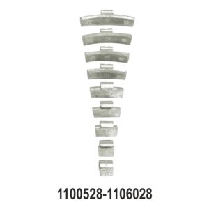 Wheel Balancing Weights Clip-On for Alloy Rims (5 g–60 g) | Passenger Cars, SUVs & Light Trucks