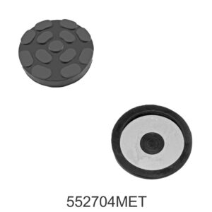 Rubber Pad for 2 Post Lifts with Steel plate Dia 100mm, Thickness 21mm.