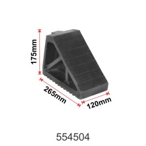 Rubber Wheel Chock                     265mm x 120mm x 175mm