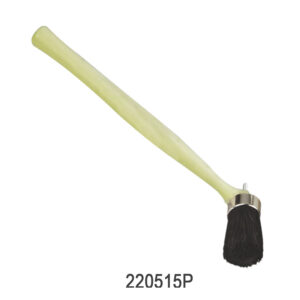 Tire Lube Brush with Plastic Handle – 45° Angled 25mm Round Bead Lubricant Brush, 290mm Length (Passenger & Truck)