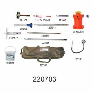 Mount/Demount Tools Kit for Tractor Tyres