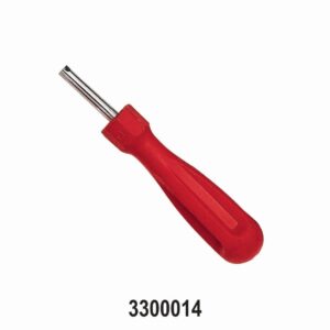 Valve Core Screw Driver Standard Single Ended 1" Stem Length (Red)