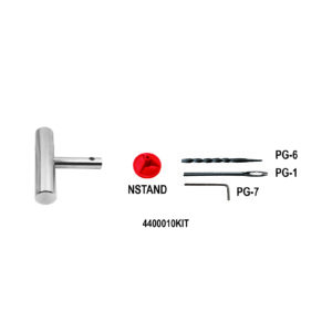 Chrome T - Handle Tyre Repair Kit with needle stand