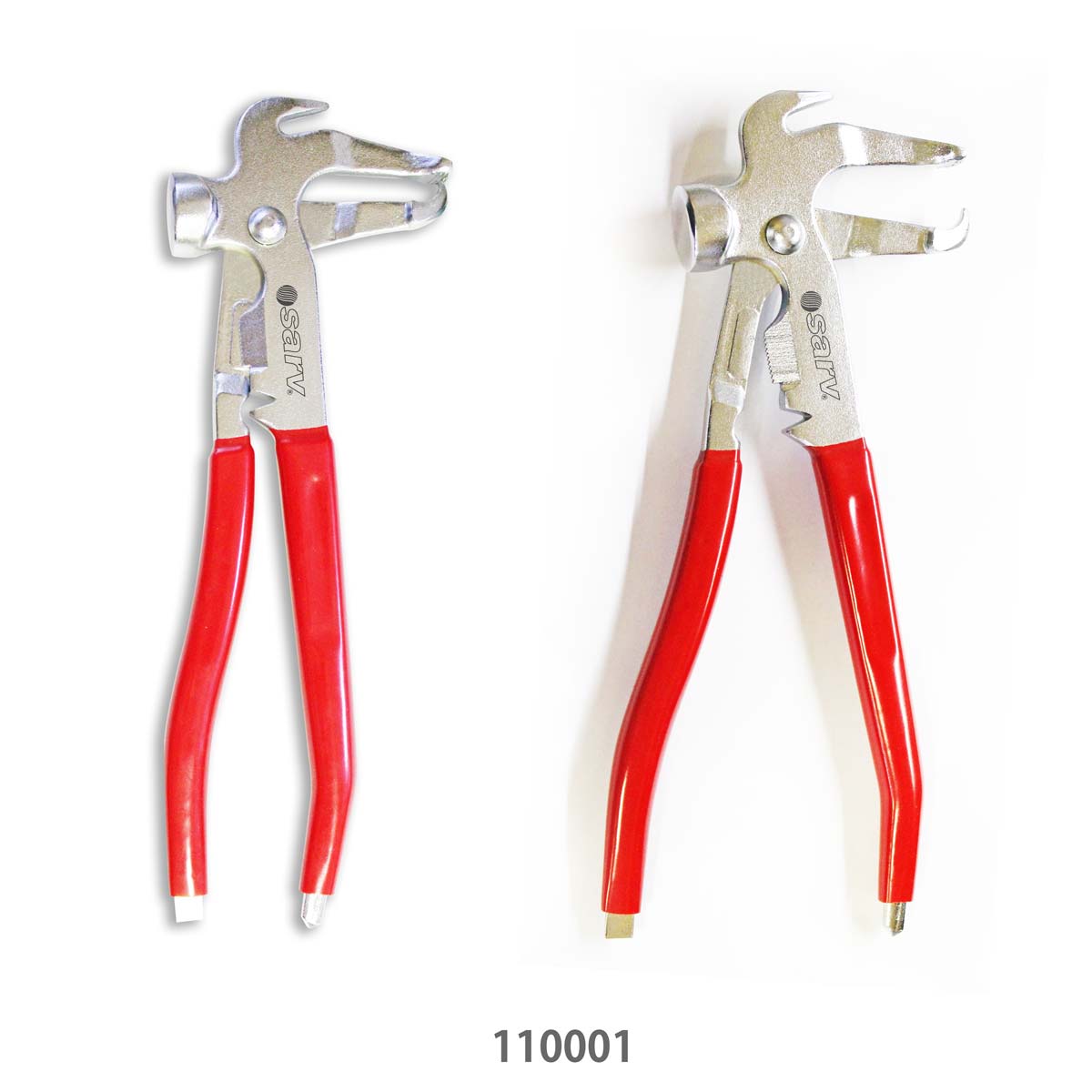 Wheel Balancing Weight Plier& Hammer Tool (Premium) - Red Grip - Image 4