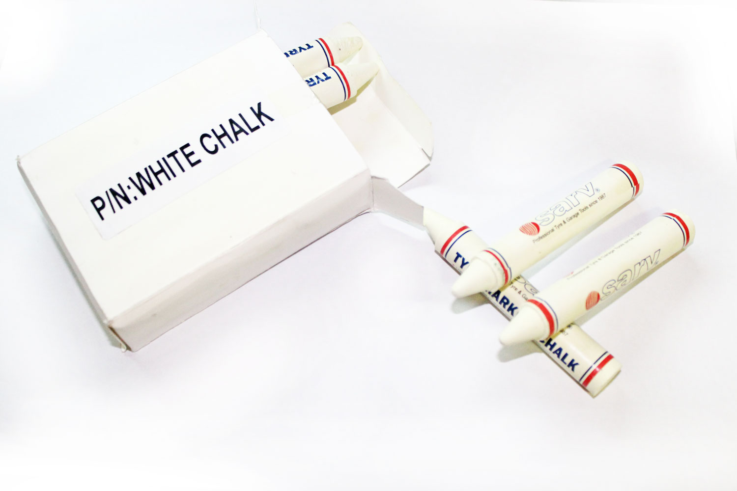 Tyre Marking Crayon/Chalk White - Image 6