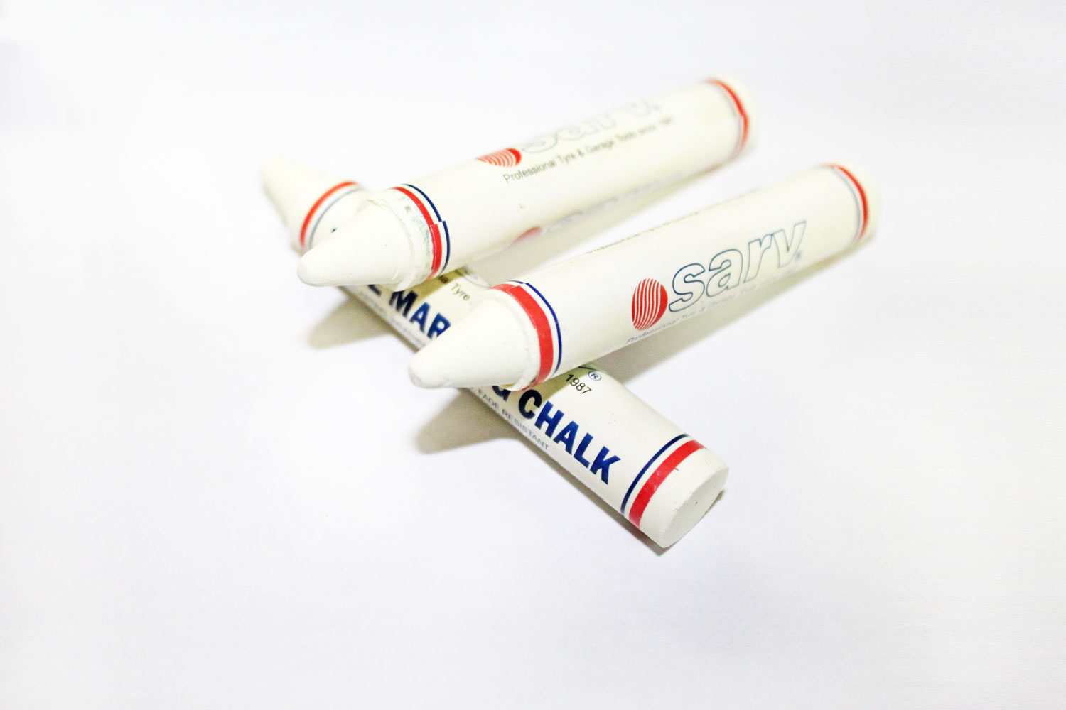 Tyre Marking Crayon/Chalk White - Image 7